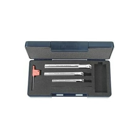 Garant HSS Boring Bar Set, 3 Pieces, for DC 2 Inserts, Left-Hand 260335